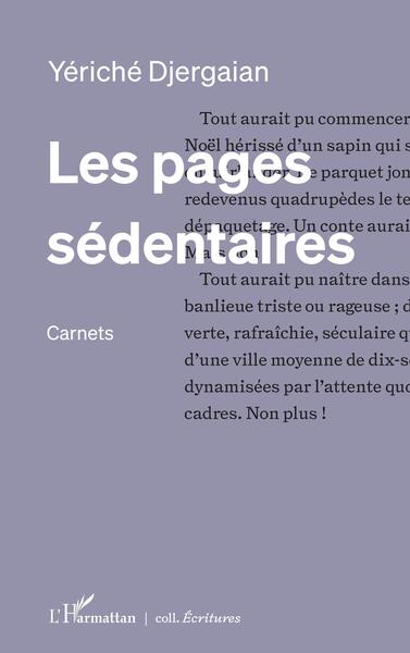 Les pages sédentaires, Carnets (9782140303005-front-cover)