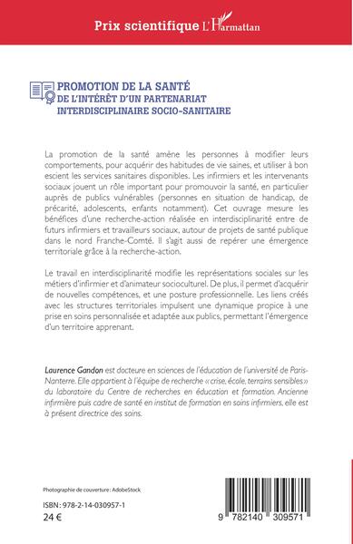 Promotion de la santé, De l'intérêt d'un partenariat interdisciplinaire socio-sanitaire (9782140309571-back-cover)