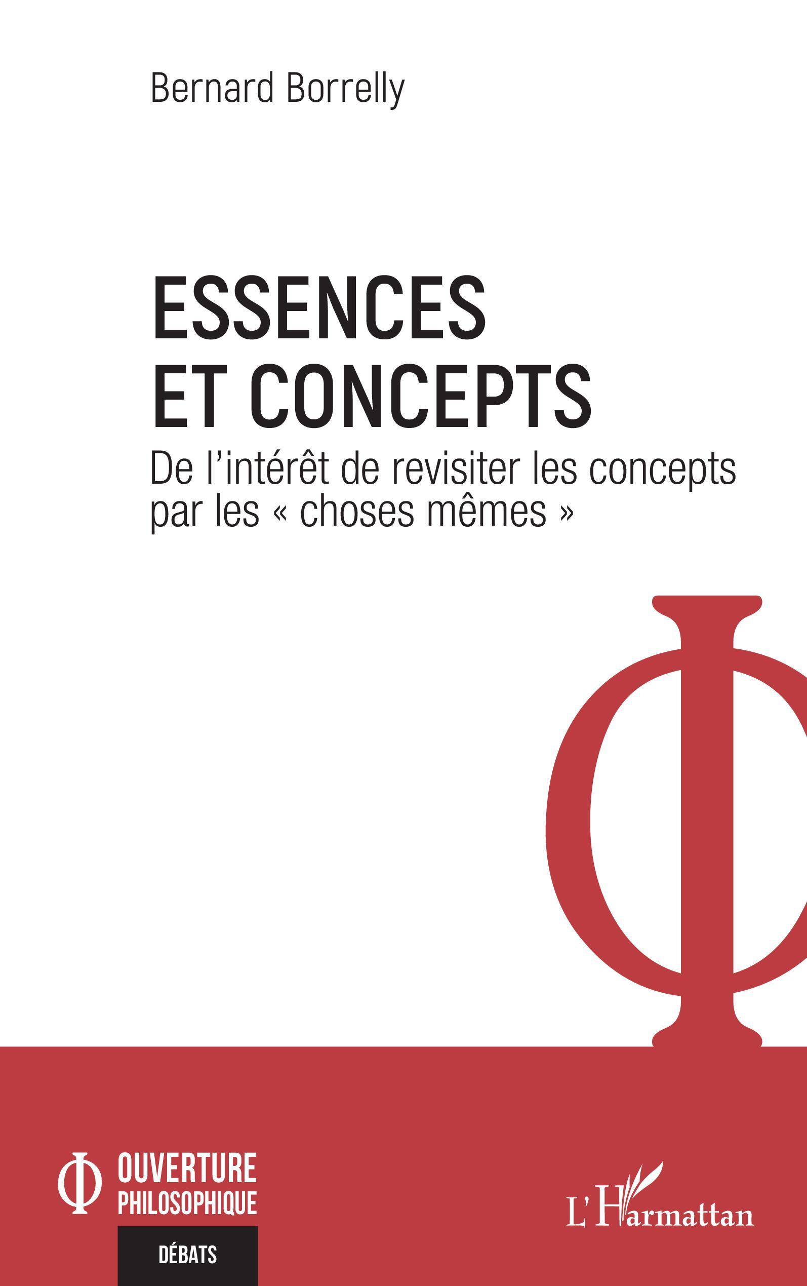 Essences et concepts, De l'intérêt de revisiter les concepts par les "choses mêmes" (9782140338281-front-cover)