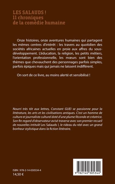 Les salauds ! 11 chroniques de la comédie humaine, Nouvelles (9782140305344-back-cover)