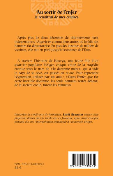 Au sortir de l'enfer, Je renaîtrai de mes cendres (9782140339431-back-cover)