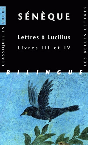 Lettres à Lucilius. Livres III et IV (9782251799926-front-cover)