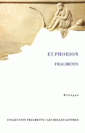 Œuvre poétique et autres Fragments (9782251742137-front-cover)