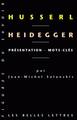 Heidegger - Husserl, coffret deux volumes (9782251760599-front-cover)