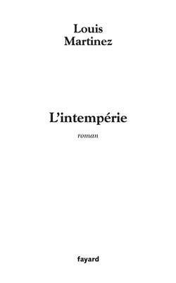 L'Intempérie (9782213628042-front-cover)
