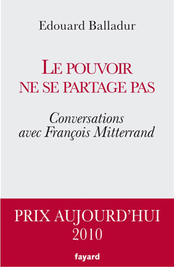 Le pouvoir ne se partage pas, Conversations avec François Mitterrand (9782213651361-front-cover)