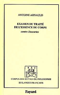 Examen du traité de l'essence du corps, contre Descartes (9782213603797-front-cover)