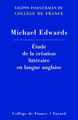 Étude de la création littéraire en langue anglaise, Leçons inaugurales du Collège de France (9782213620183-front-cover)