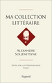 Ma collection littéraire, Notes sur la littérature russe (9782213677538-front-cover)