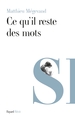 Ce qu'il reste des mots (9782213677996-front-cover)