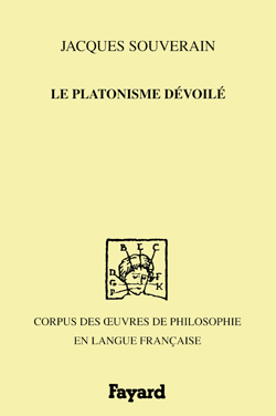 Le platonisme dévoilé, 1700 (9782213619057-front-cover)
