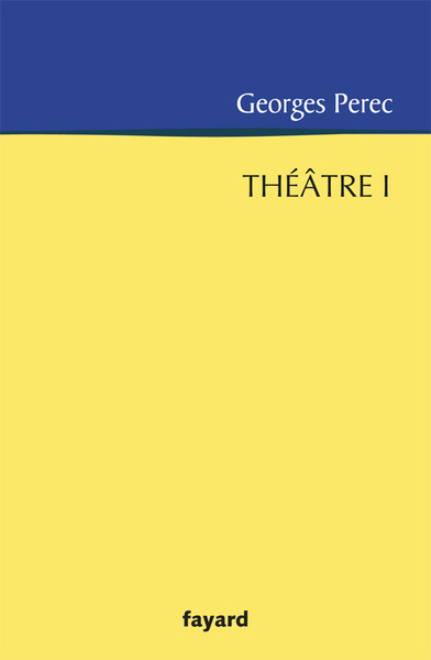 Théâtre 1, précédé de L'Augmentation (9782213668925-front-cover)