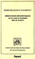 Méditations métaphysiques sur les vraies ou les fausses idées de la justice, 1759 (9782213623757-front-cover)