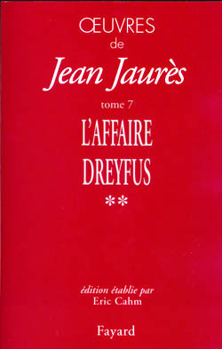 Oeuvres, tome 7, L'Affaire Dreyfus (9782213609201-front-cover)
