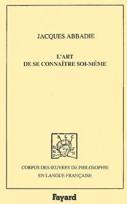 L'Art de se connaître soi-même, 1692 (9782213615721-front-cover)