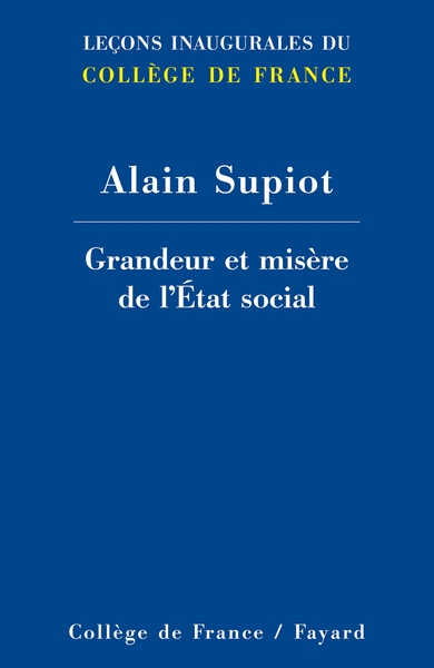 Grandeur et misère de l'Etat social (9782213677712-front-cover)