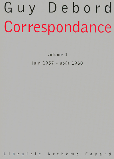 Correspondance - volume 1, juin 1957 -août 1960 (9782213601663-front-cover)