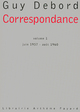 Correspondance - volume 1, juin 1957 -août 1960 (9782213601663-front-cover)