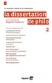 La dissertation de philo 2 (9782213661827-front-cover)