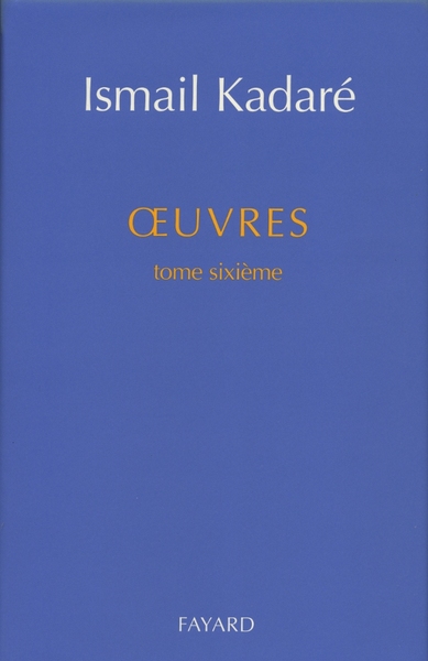 Oeuvres tome sixième (9782213601106-front-cover)
