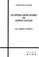 Les Epitres Dedicatoires de Scipion Dupleix (9782841744442-front-cover)