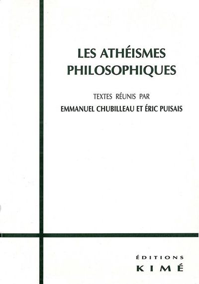 Atheismes Philosophiques (9782841742172-front-cover)