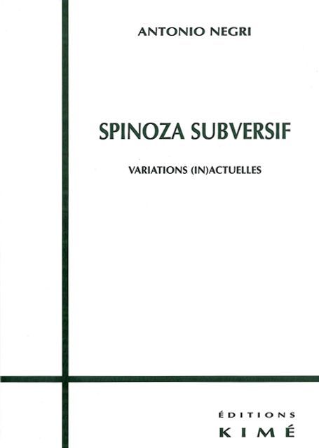 Spinoza Subversif (9782841742745-front-cover)