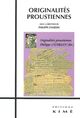 Originalites Proustiennes (9782841745180-front-cover)