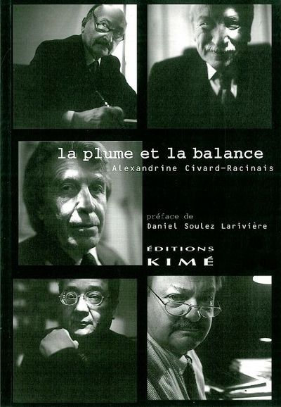 La Plume et la Balance (9782841740208-front-cover)