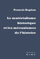 Materialisme Historique et les Mecanismes De...(Le) (9782841746828-front-cover)