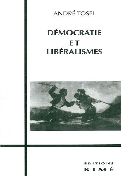 Democratie et Liberalismes (9782841740147-front-cover)