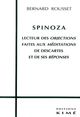 Spinoza Lecteur des Objections (9782841740505-front-cover)