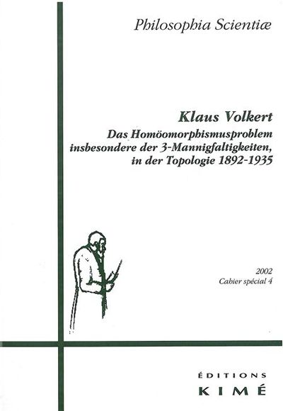 Philosophia Scientiae Cahier Special 4 2002 (9782841742752-front-cover)