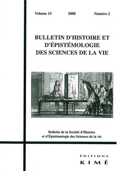 Bulletin d'Histoire et d'Epistemologie des Sciences De (9782841744718-front-cover)