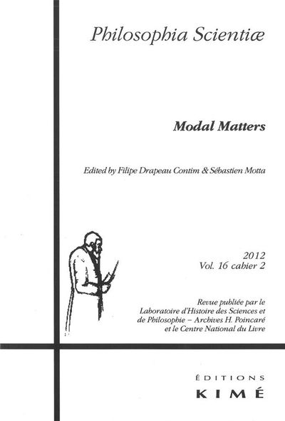 Philosophia Scientiae T. 16 / 2 2012, Modal Matters (9782841745920-front-cover)
