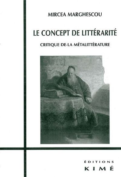 Le Concept de Litterarite, Critique de la Metalittérature (9782841744879-front-cover)