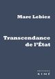Transcendance de l'État (9782841748860-front-cover)