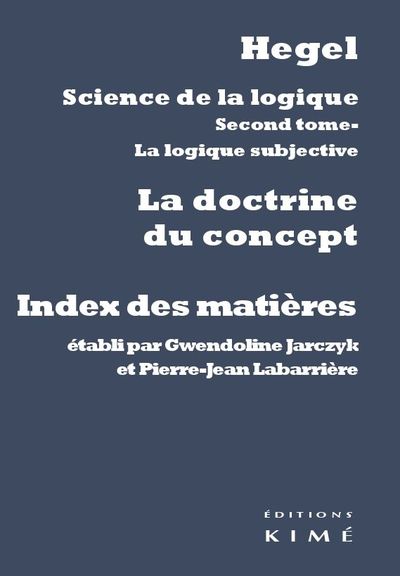 Index des Matieres (9782841747061-front-cover)