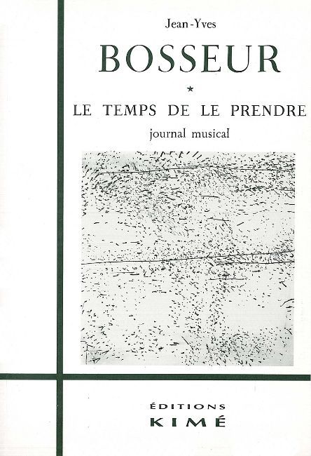 Le Temps de le Prendre (9782841740734-front-cover)