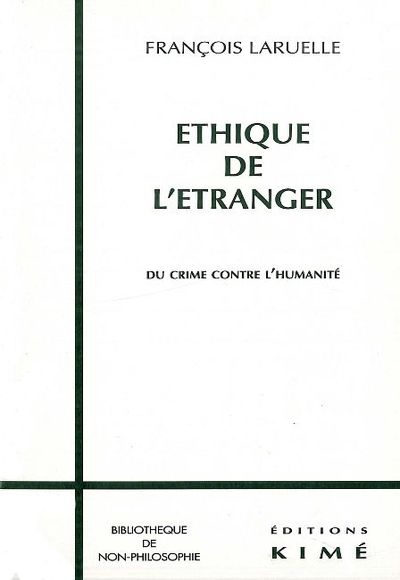 Ethique de l'Étranger (9782841741595-front-cover)