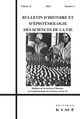 Bulletin d'Histoire et d'Epistemologie...21 / 2 (9782841746873-front-cover)