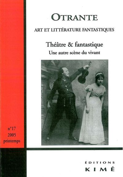 Otrante N°17, Théâtre et Fantastique (9782841743667-front-cover)