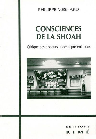 Consciences de la Shoah (9782841742066-front-cover)
