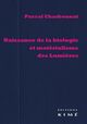 Naissance de la Biologie et Materialisme des Lumieres (9782841746514-front-cover)