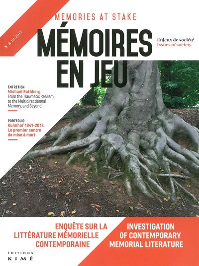 Memoires en jeu n°5, Enquête sur la littérature mémorielle (9782841748792-front-cover)