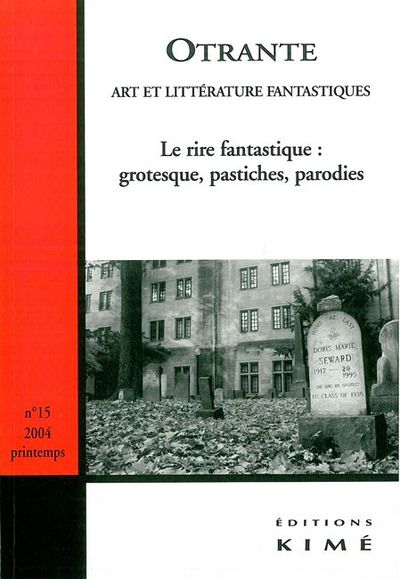 Otrante N°15, Le Rire Fantastique (9782841743438-front-cover)