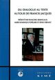 Du Dialogue au Texte / Francis Jacques (9782841743117-front-cover)