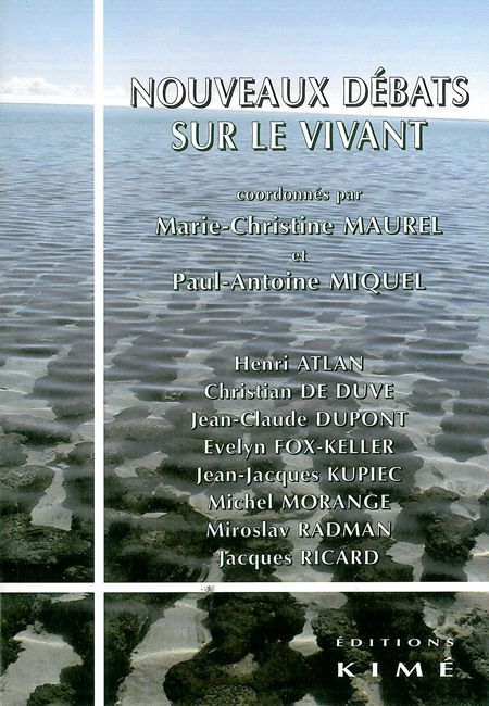 Nouveaux Debats sur le Vivant (9782841742967-front-cover)