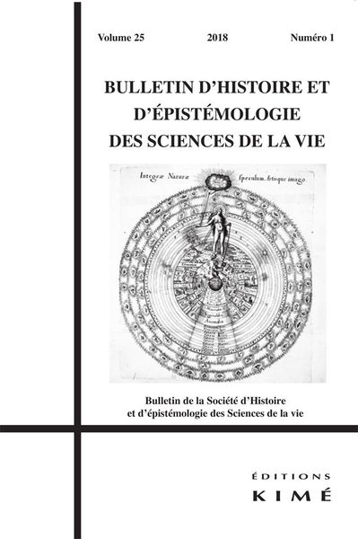 Bulletin d'Histoire et d'épistémologie 25/1 (9782841748969-front-cover)