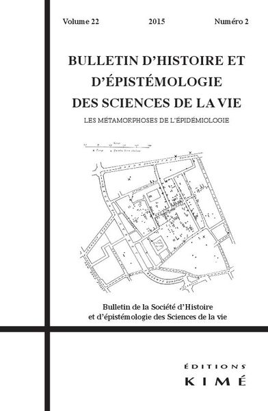 Bulletin d'Histoire des Sciences de la Vie 22 / 2 (9782841747283-front-cover)